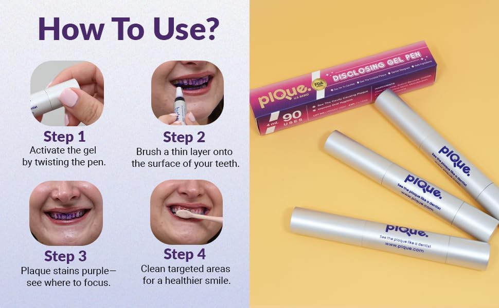 Plaque Detector Gel Pen
