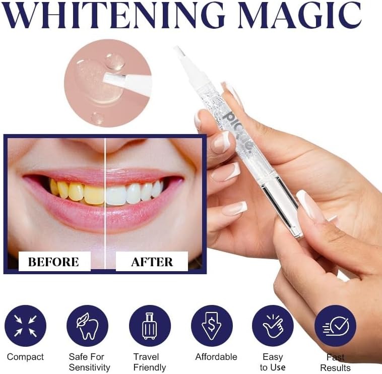 Tooth Whitening pens. 4 x 2ml pens